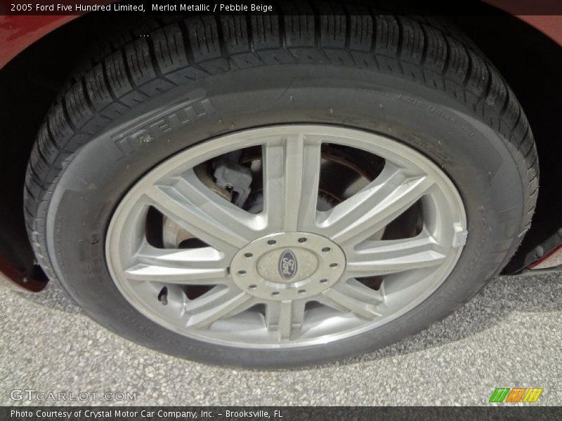 Merlot Metallic / Pebble Beige 2005 Ford Five Hundred Limited