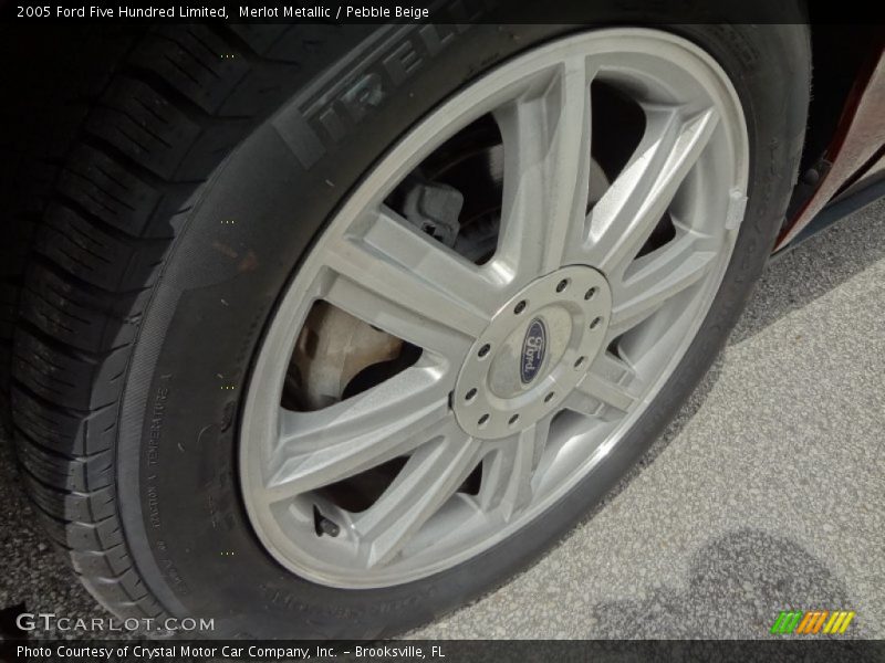 Merlot Metallic / Pebble Beige 2005 Ford Five Hundred Limited