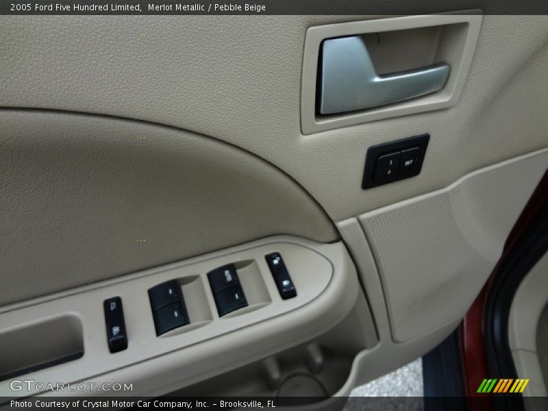 Merlot Metallic / Pebble Beige 2005 Ford Five Hundred Limited