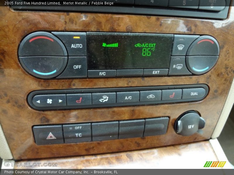 Merlot Metallic / Pebble Beige 2005 Ford Five Hundred Limited