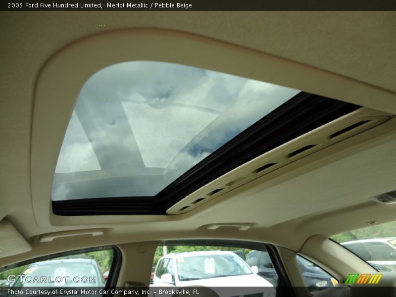 Merlot Metallic / Pebble Beige 2005 Ford Five Hundred Limited