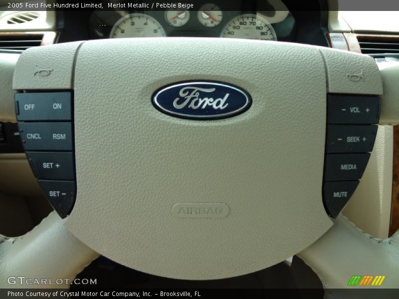 Merlot Metallic / Pebble Beige 2005 Ford Five Hundred Limited