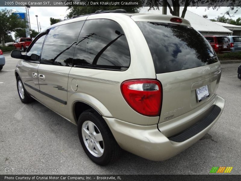 Linen Gold Metallic / Dark Khaki/Light Graystone 2005 Dodge Caravan SXT