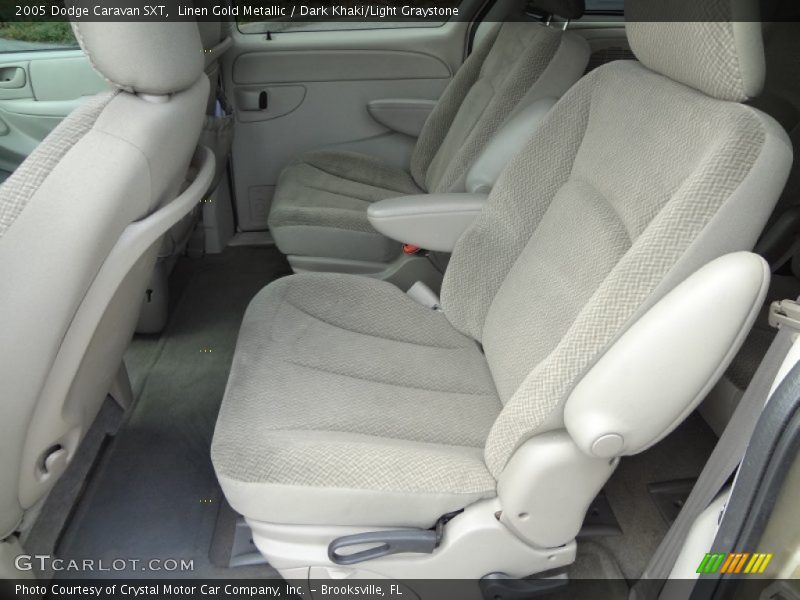 Linen Gold Metallic / Dark Khaki/Light Graystone 2005 Dodge Caravan SXT