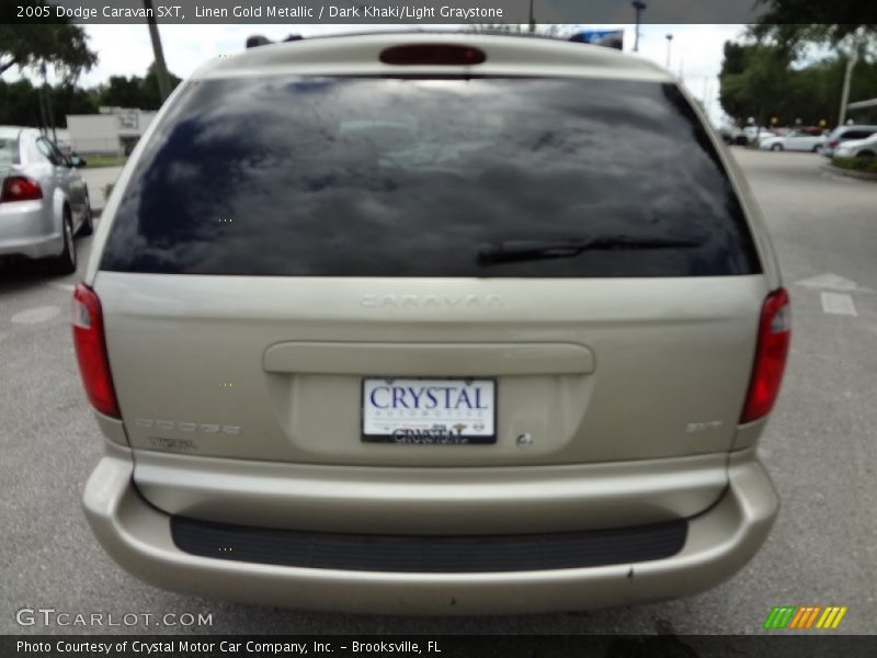 Linen Gold Metallic / Dark Khaki/Light Graystone 2005 Dodge Caravan SXT