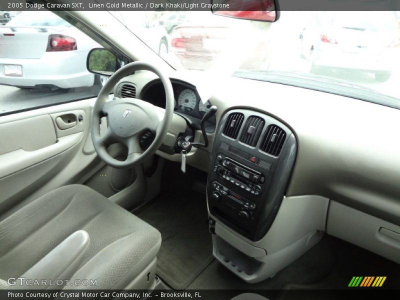 Linen Gold Metallic / Dark Khaki/Light Graystone 2005 Dodge Caravan SXT
