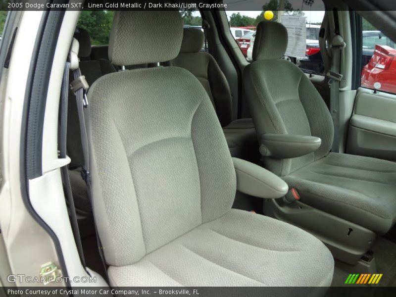 Linen Gold Metallic / Dark Khaki/Light Graystone 2005 Dodge Caravan SXT