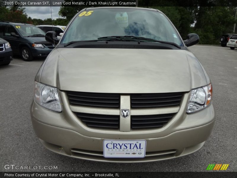 Linen Gold Metallic / Dark Khaki/Light Graystone 2005 Dodge Caravan SXT