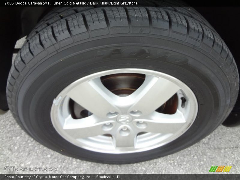 Linen Gold Metallic / Dark Khaki/Light Graystone 2005 Dodge Caravan SXT