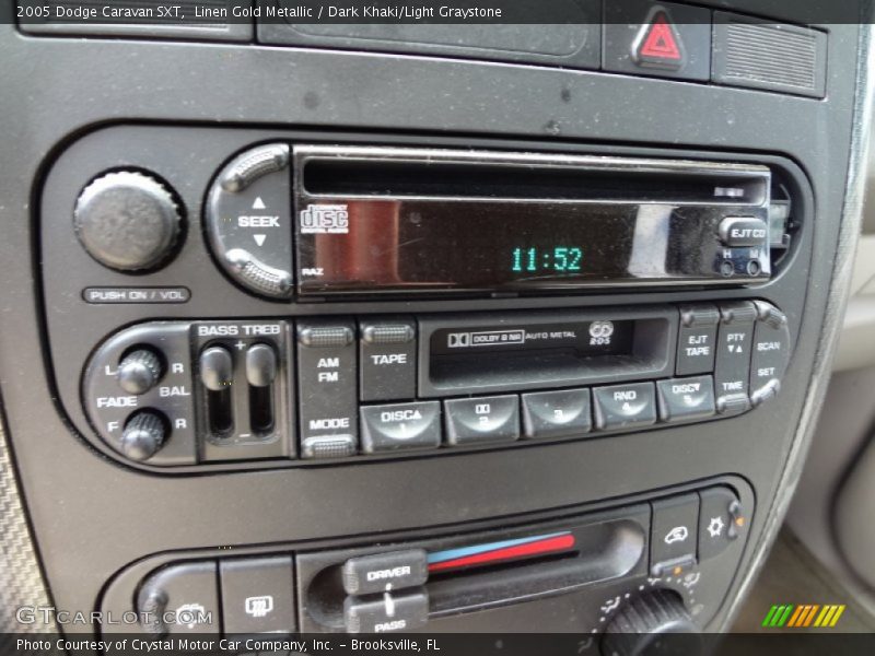 Linen Gold Metallic / Dark Khaki/Light Graystone 2005 Dodge Caravan SXT