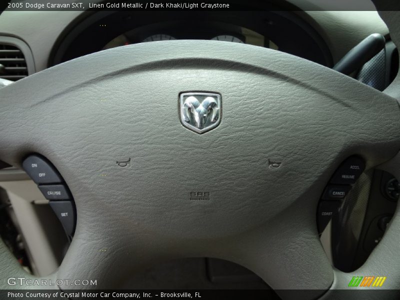 Linen Gold Metallic / Dark Khaki/Light Graystone 2005 Dodge Caravan SXT