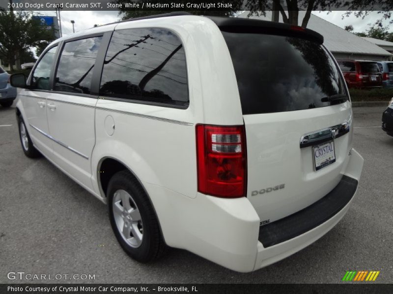 Stone White / Medium Slate Gray/Light Shale 2010 Dodge Grand Caravan SXT