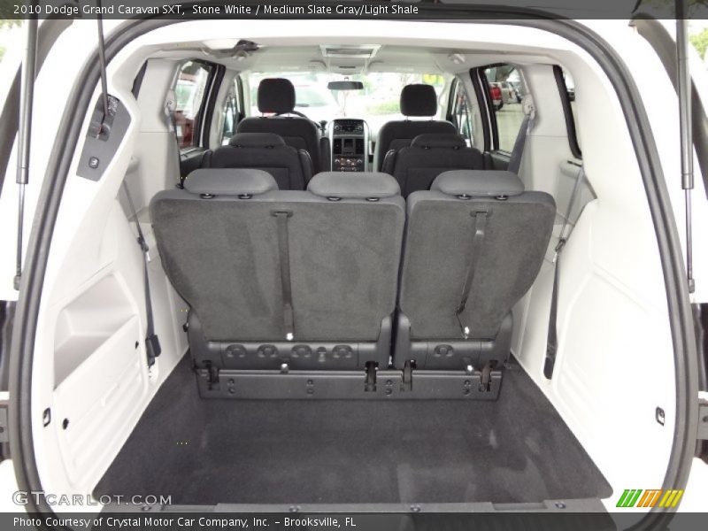 Stone White / Medium Slate Gray/Light Shale 2010 Dodge Grand Caravan SXT