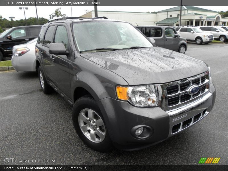 Sterling Grey Metallic / Camel 2011 Ford Escape Limited