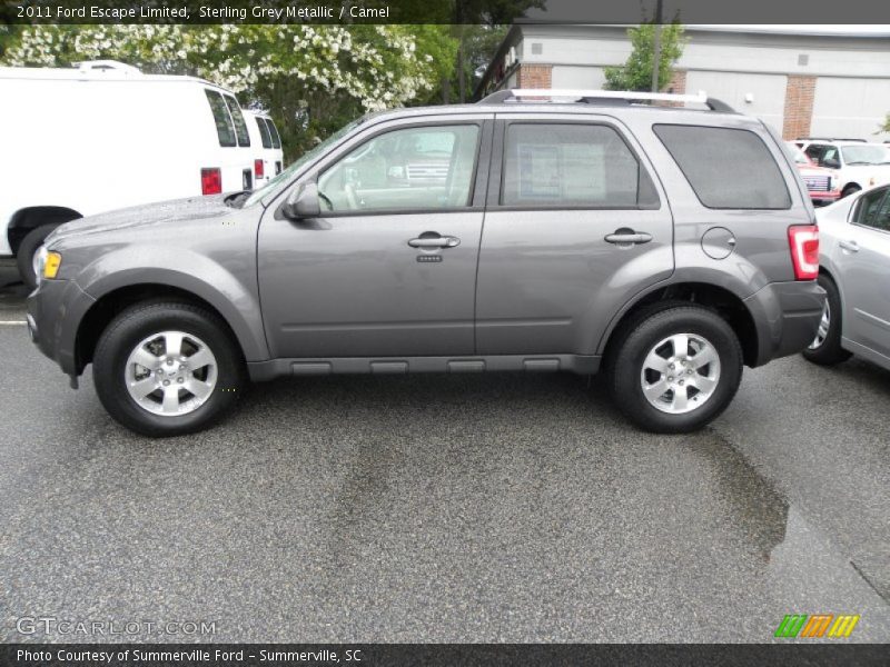 Sterling Grey Metallic / Camel 2011 Ford Escape Limited