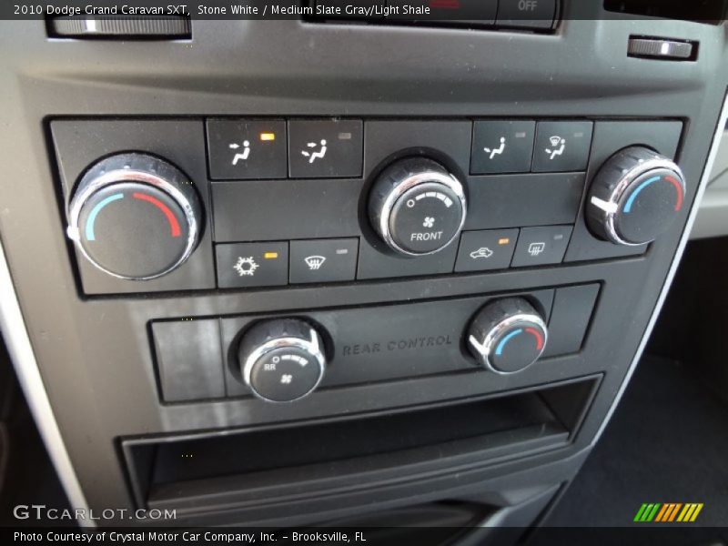 Stone White / Medium Slate Gray/Light Shale 2010 Dodge Grand Caravan SXT