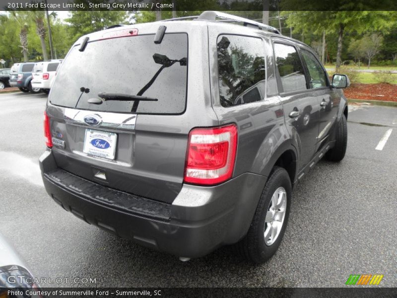 Sterling Grey Metallic / Camel 2011 Ford Escape Limited