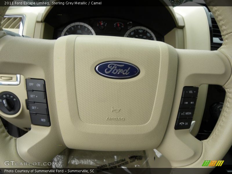 Sterling Grey Metallic / Camel 2011 Ford Escape Limited