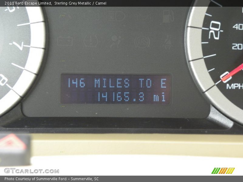 Sterling Grey Metallic / Camel 2011 Ford Escape Limited