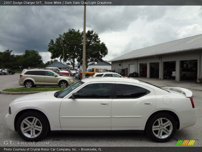 Stone White / Dark Slate Gray/Light Graystone 2007 Dodge Charger SXT