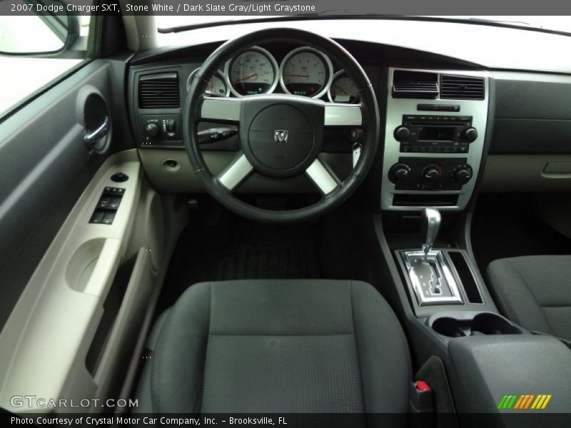 Stone White / Dark Slate Gray/Light Graystone 2007 Dodge Charger SXT
