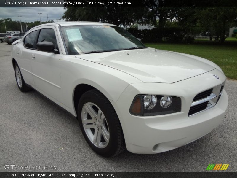 Stone White / Dark Slate Gray/Light Graystone 2007 Dodge Charger SXT