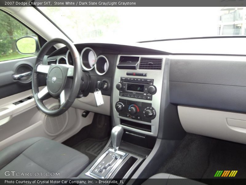 Stone White / Dark Slate Gray/Light Graystone 2007 Dodge Charger SXT