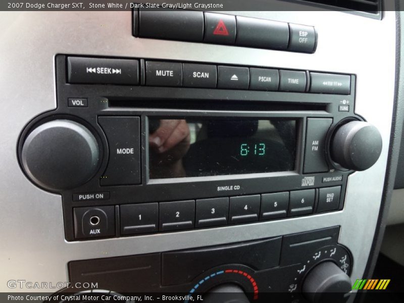 Stone White / Dark Slate Gray/Light Graystone 2007 Dodge Charger SXT