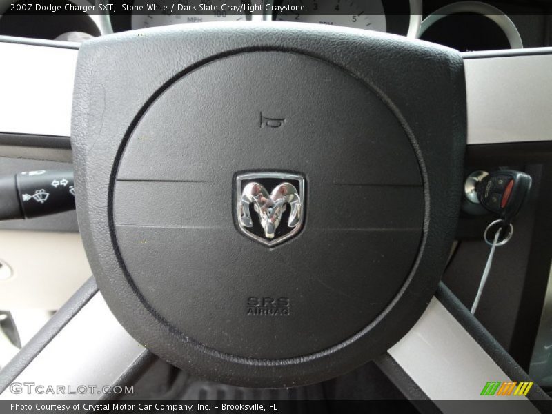 Stone White / Dark Slate Gray/Light Graystone 2007 Dodge Charger SXT