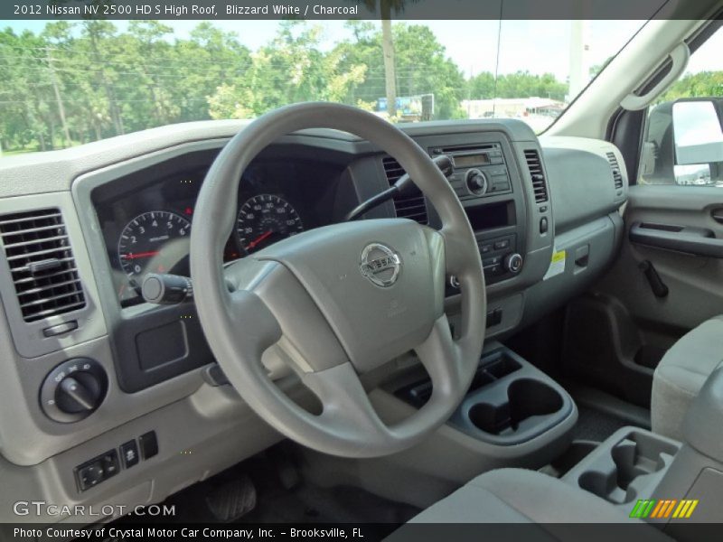 Blizzard White / Charcoal 2012 Nissan NV 2500 HD S High Roof