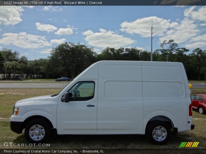 Blizzard White / Charcoal 2012 Nissan NV 2500 HD S High Roof