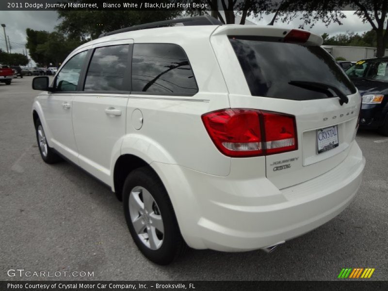 Bianco White / Black/Light Frost Beige 2011 Dodge Journey Mainstreet