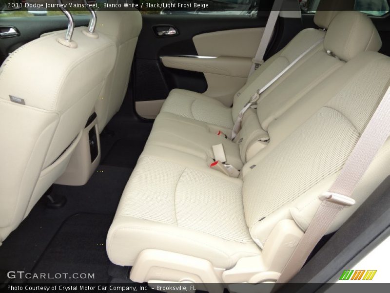 Bianco White / Black/Light Frost Beige 2011 Dodge Journey Mainstreet