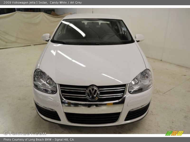 Candy White / Art Grey 2009 Volkswagen Jetta S Sedan