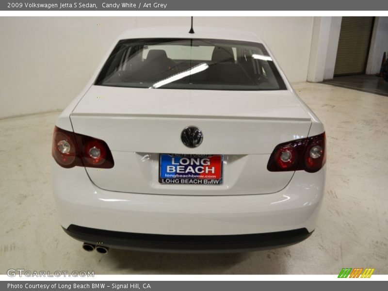 Candy White / Art Grey 2009 Volkswagen Jetta S Sedan