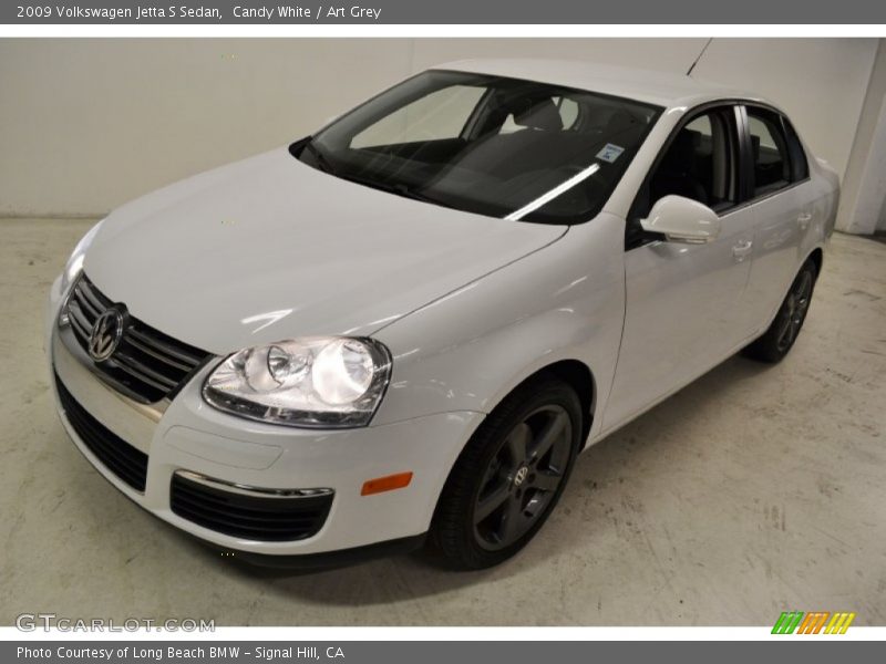 Candy White / Art Grey 2009 Volkswagen Jetta S Sedan