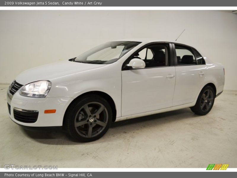 Candy White / Art Grey 2009 Volkswagen Jetta S Sedan