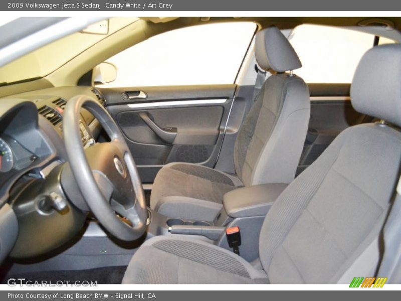 Candy White / Art Grey 2009 Volkswagen Jetta S Sedan