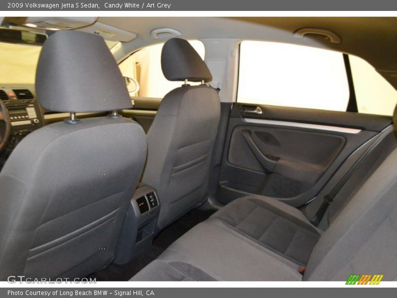 Candy White / Art Grey 2009 Volkswagen Jetta S Sedan