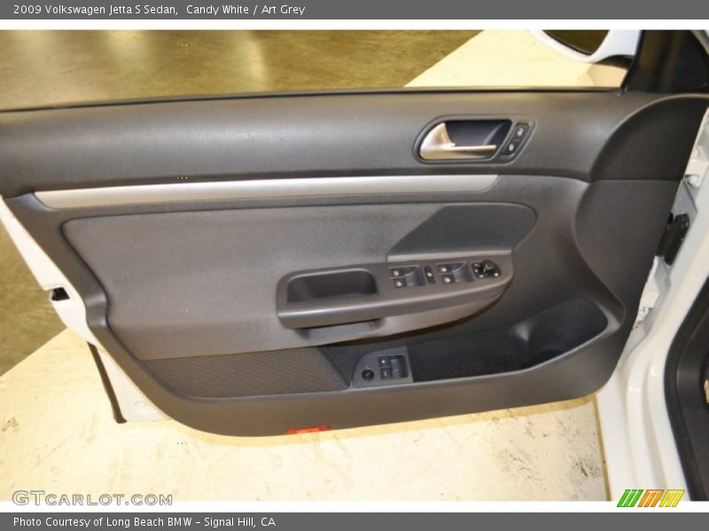 Candy White / Art Grey 2009 Volkswagen Jetta S Sedan
