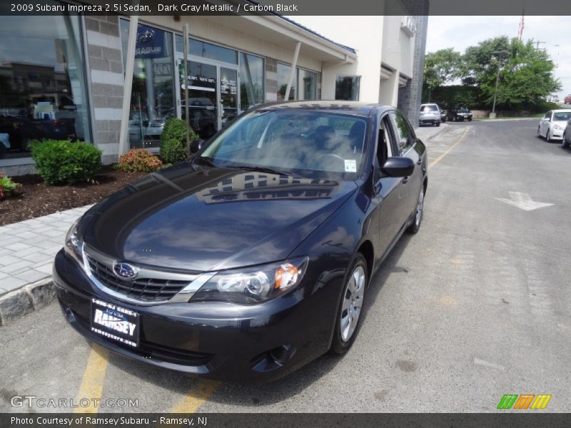 Dark Gray Metallic / Carbon Black 2009 Subaru Impreza 2.5i Sedan