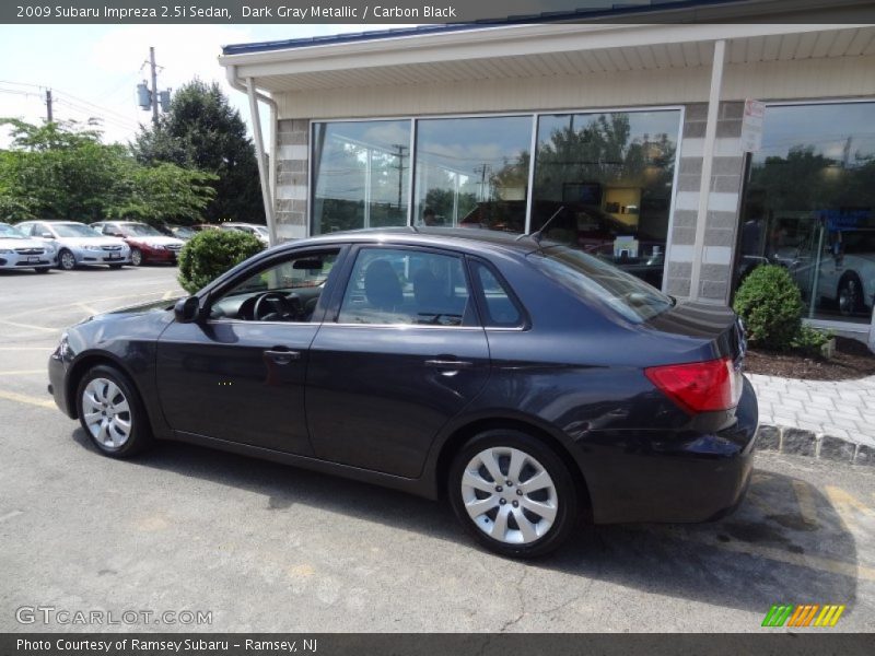 Dark Gray Metallic / Carbon Black 2009 Subaru Impreza 2.5i Sedan