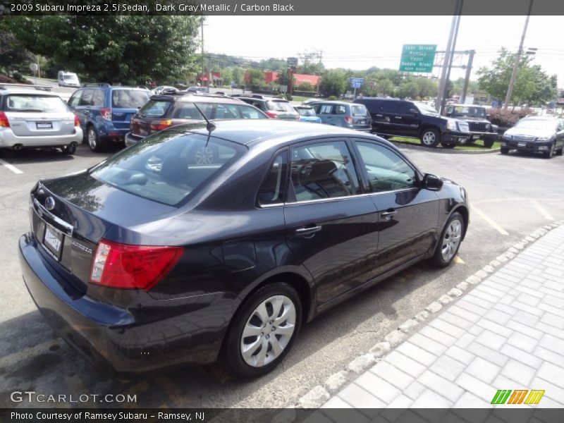 Dark Gray Metallic / Carbon Black 2009 Subaru Impreza 2.5i Sedan