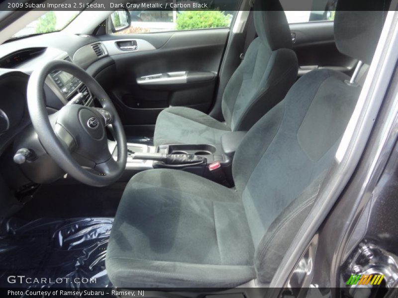 Dark Gray Metallic / Carbon Black 2009 Subaru Impreza 2.5i Sedan