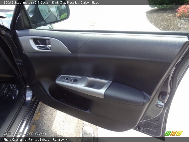Dark Gray Metallic / Carbon Black 2009 Subaru Impreza 2.5i Sedan