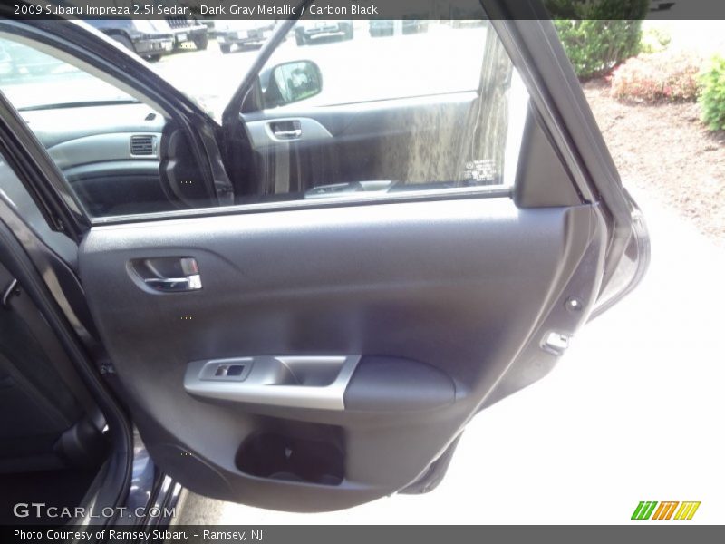 Dark Gray Metallic / Carbon Black 2009 Subaru Impreza 2.5i Sedan