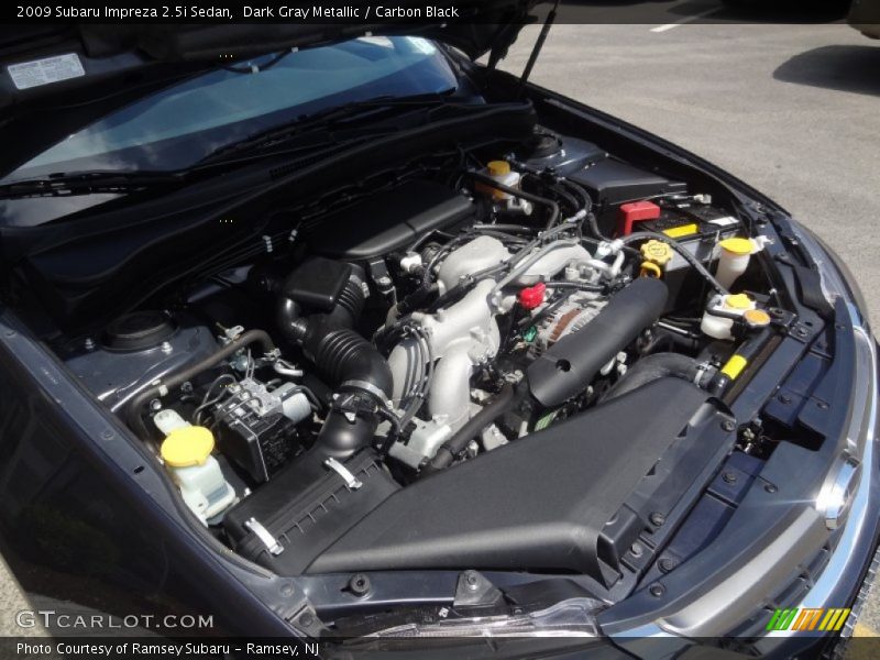 Dark Gray Metallic / Carbon Black 2009 Subaru Impreza 2.5i Sedan