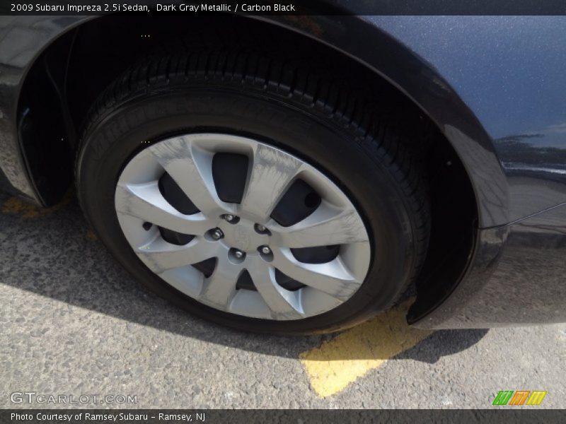 Dark Gray Metallic / Carbon Black 2009 Subaru Impreza 2.5i Sedan