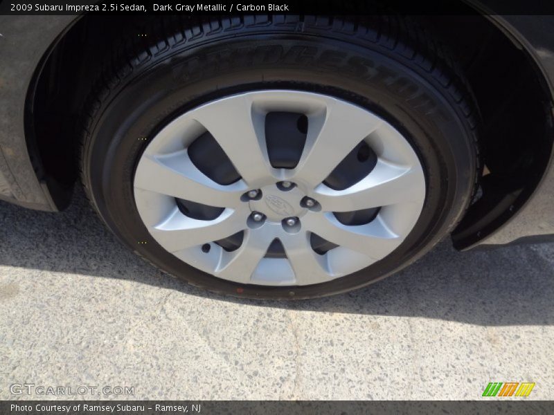 Dark Gray Metallic / Carbon Black 2009 Subaru Impreza 2.5i Sedan