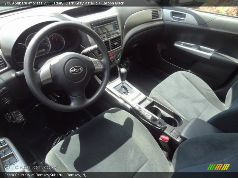 Dark Gray Metallic / Carbon Black 2009 Subaru Impreza 2.5i Sedan